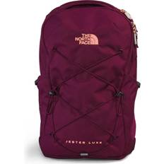 The north face jester backpack The North Face Jester Luxe Backpack - Boysenberry/Burnt Coral Metallic