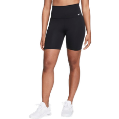 Damen Shorts Nike Women's Dri-FIT One Cycling Shorts - Black/White