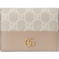 Gucci GG Marmont Card Case Wallet - Oatmeal
