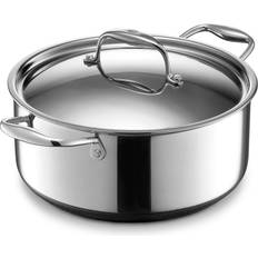 Cookware HexClad Hybrid Nonstick with lid 1.25 gal 10 "