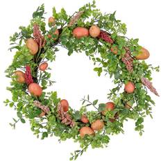 Interior Details National Tree Company Wreath Pink 4"