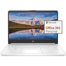 HP Newest 14" Ultral Light Laptop for Students and Business, Intel Quad-Core N4120, 16GB RAM, 128GB Storage(64GB eMMC+64GB Ghost Manta SD), 1 Year Office 365, Webcam, HDMI, WiFi, USB-A&C, Win 11 S