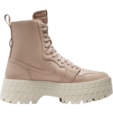 Nike Damen Stiefel & Boots Nike Air Jordan 1 Brooklyn - Legend Medium Brown/Light Orewood Brown