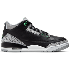 Air jordan retro Nike Air Jordan 3 Retro M - Black/Wolf Grey/White/Green Glow
