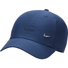 Nike Herren Caps Nike Dri-FIT Club Unstructured Metal Swoosh Cap - Midnight Navy/Metallic Silver