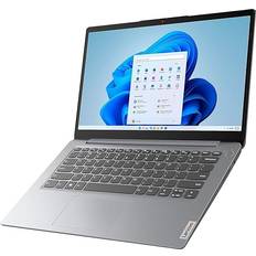 Lenovo Laptops Lenovo IdeaPad 1i 14" Laptop Computer, Intel Pentium Silver N5030 Processor, 4GB DDR4 RAM, 128GB eMMC, WiFi 6, Bluetooth 5.1, 1-Year Office 365, Cloud Grey, Windows 11 S, BROAG Cable