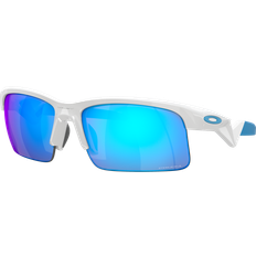 Oakley Unisex Sunglasses Oakley Capacitor Polished White/Prizm Sapphire