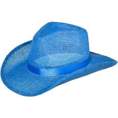 Amscan Straw Cowboy Hat Blue
