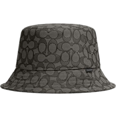 Headgear Coach Signature Jacquard Bucket Hat - Charcoal