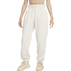Nike Sportswear Phoenix Fleece Women's Oversized High Waisted Sweatpants - Light Orewood Brown/Sail