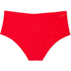 Pink No Show Cheeky Panty - Red Pepper
