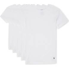 Polo Ralph Lauren T-shirts Polo Ralph Lauren Cotton Classic Crews 5-pack - 5 White/Cruise Navy