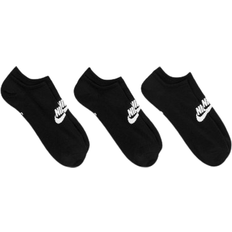Elastan/Lycra/Spandex Socken Nike Sportswear Everyday Essential No-Show Socks 3-pack - Black/White