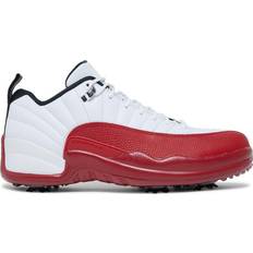 Nike Herren Golfschuhe Nike Air Jordan 12 Low Golf M - White/Metallic Silver/Varsity Red