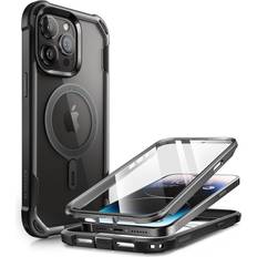 Supcase Apple iPhone 15 Pro Max Mobile Phone Cases Supcase i-Blason AresMag for iPhone Pro Max with Built-in Screen Protector, Clear Full-Body Anti-Slip Shockproof Rugged Bumper Compatible with MagSafe Black