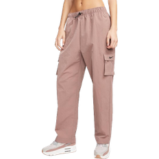 Nike Cargo Pants - Women Nike Women's Sportswear Essential High Rise Woven Cargo Pants - Smokey Mauve/Black