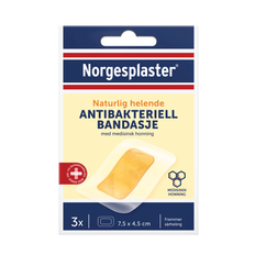 Bandasje på salg Norgesplaster Antibakteriell Bandasje 3