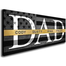 Kennedy Personalized DAD Dispatchers Thin Gold Line