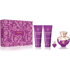 Versace Women Gift Boxes Versace Dylan Purple Gift Set EdP 100ml + EdP 5ml + Body Lotion 100ml + Shower Gel 100ml