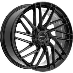 22" Car Rims Motiv 429B 22x9 5x115/5x120 +20mm Gloss Black Wheel Rim Inch