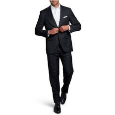 Alton Lane Modern-Fit Mercantile Tailored Performance 2 Piece Suit - Black