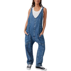 Women Jumpsuits & Overalls Free People We The Free High Roller Jumpsuit - Sapphire Blue