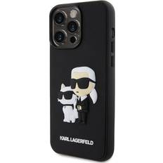 Samsung Galaxy S22 Ultra Handyzubehör Karl Lagerfeld 3D Rubber Karl & Choupette NFT Case for iPhone 15 Pro Max