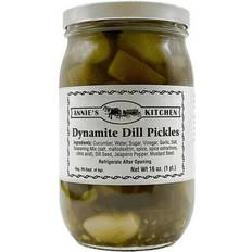 Canned Food Annie's Kitchen Dynamite Dill Pickles 16oz 1pack