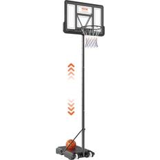 Basketball Stands Vevor Hoop and Goal 5 to 7 ft. Adjustable Height Portable Backboard System