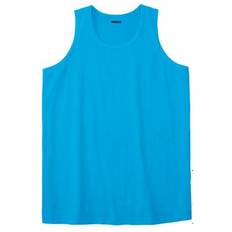 KingSize Women Tank Tops KingSize Plus Women's Shrink-Less Lightweight Tank in Electric Turquoise 8XL Shirt