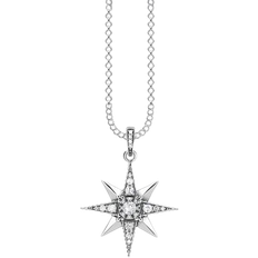 Thomas Sabo Necklaces Thomas Sabo Royalty Star Necklace - Silver/Transparent