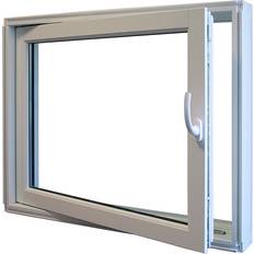 Sidehengslede vinduer Uldal 2-Veis Innadslående 11X8 Venstre Aluminium Sidehengslet vindu