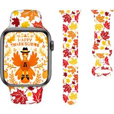 Tipbrol Fall Thanksgiving Autumn Day Band for Apple Watch 38/40/41mm