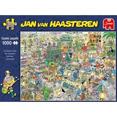 Jumbo Jigsaw Puzzles Jumbo Jan Van Haasteren the Garden Center 1000 Pieces