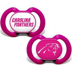 Pacifier Holders Masterpieces Carolina Panthers 2-Pack Pink Pacifier