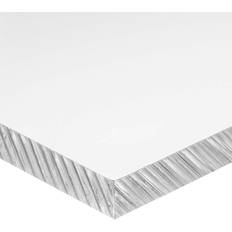 Polycarbonate Sheets USA Sealing Polycarbonate Sheet 6"L x 6"W x 1/4" Thick, Clear, Scratch & UV Resistant