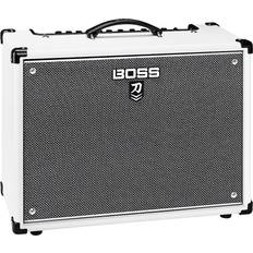 Instrument Amplifiers BOSS Limited-Edition Katana KTN-100 MkII 100W 1x12 Gray Grille Cloth Guitar Combo Amplifier White