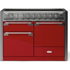 Electric Ovens Ranges Aga AEL481INAB Elise Standing Induction Range Red