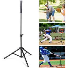 Batting Tees Goplus Height Adjustable Baseball/Softball Batting Tee