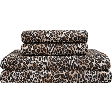 Textiles Beatrice Home Fashions Whimsical Zara Leopard Print Bed Sheet Multicolor