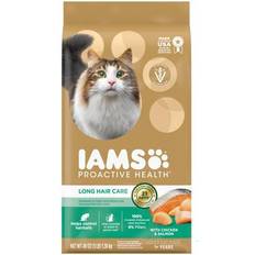 IAMS Cats Pets IAMS Proactive Health Long Hair Care with Real Chicken & Salmon 3-lb bag
