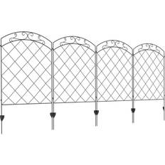 OutSunny Enclosures OutSunny Garden Fence, 4 Pack Fence