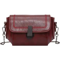 Mojoyce Vintage Shoulder Bag - Wine Red