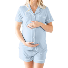 XXL Maternity & Nursing Wear Kindred Bravely Clea Bamboo Short Sleeve Pajama Set Mist