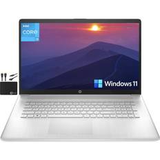 Hp i3 laptop HP 2022 Pavilion 17.3" HD+ Laptop Computer, 11th Gen Intel Dual Core i3-1115G4 (Upto 4.1GHz, Beats i5-1030G7), 8GB RAM, 256GB NVMe SSD,UHD Graphics, Bluetooth, HDMI,Webcam, Windows 11 S+MarxsolCables