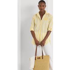 Ralph Lauren Tops Ralph Lauren Women's Cotton Striped Shirt Primrose Yellow/White