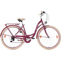 Damen City Bikes KS Cycling City Bike 6-Speed ​​Balloon 28" - Red Damenfahrrad