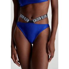 Bikinihosen Calvin Klein High Leg Bikini Bottoms Intense Power Blue
