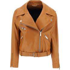 Leather Jackets - Women Versace Biker Jacket In Leather