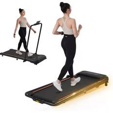 Fitness Machines Merax Folding Walking Pad Under Desk Treadmill For Home Office